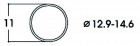 40070 Roco Traction tyre set DC